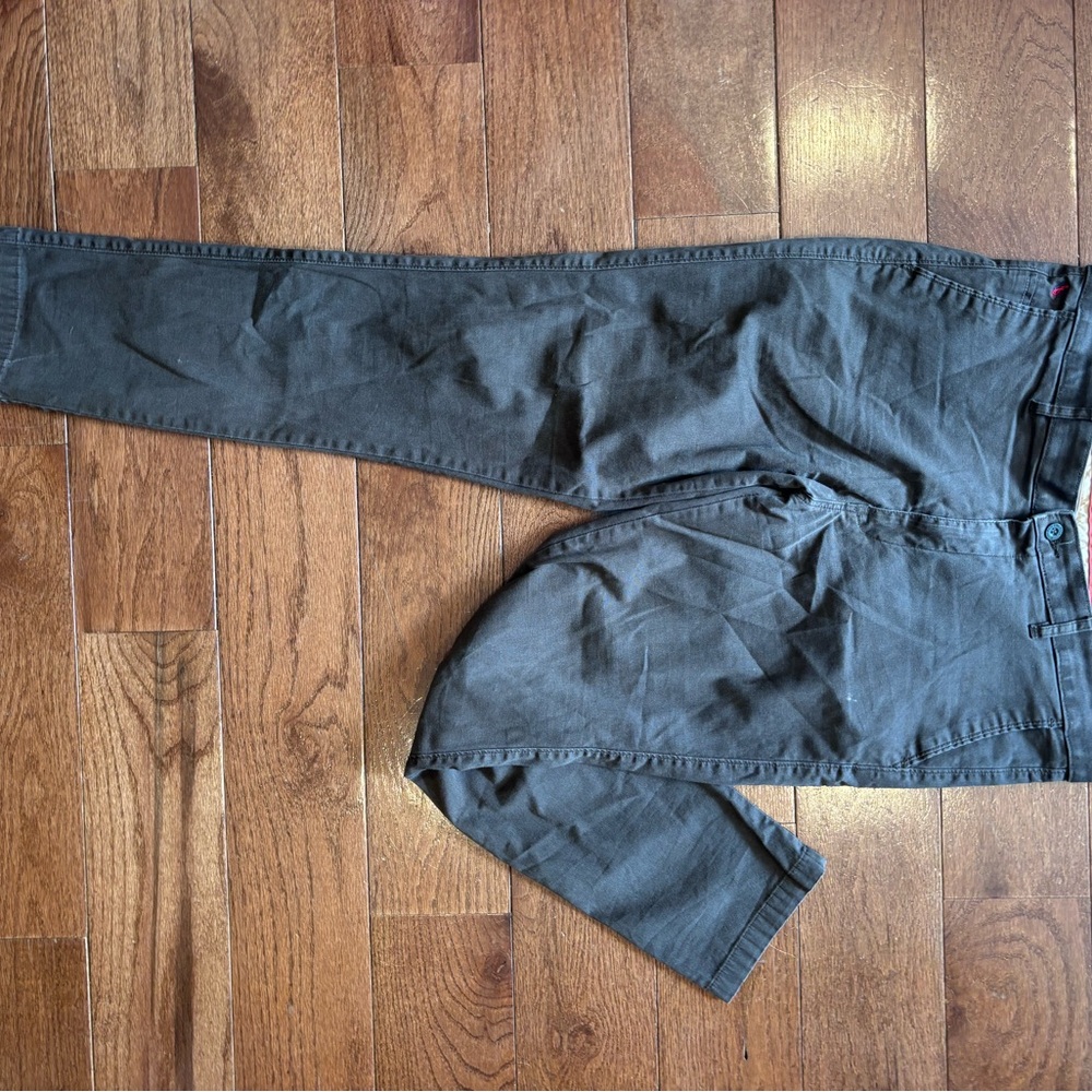 Gray Casual Pants